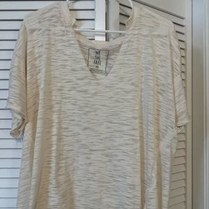 Free People ivory tshirt